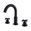 Bathroom Basin Faucet Led Waterfall Design Square Round Basin Faucet 3 Hole Sink Faucet (4)