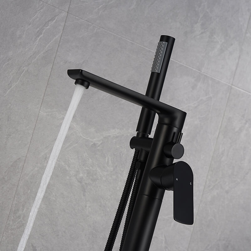 Bathtub Fixtures Freestanding Shower Set Single Handle Faucet For Bathroom (7)
