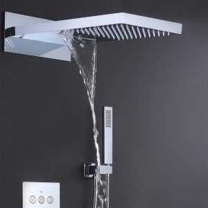 Best Seller Shower Set Home Depot Mixer Combo Set Wall Mounted System (1)