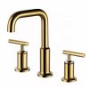 Brushed Gold Kitchen Faucet 3 Hole Wash Basin Tap With Easy To Install (6)