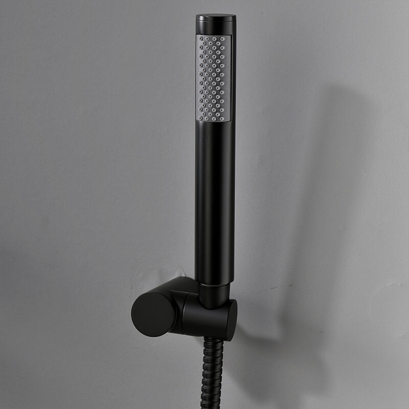 Rain Shower Set Wholesale Black Handle Shower Faucets (1)