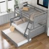 Full Over Full Bunk Beds Twin Size Trundle Full Bunk Beds For Sdults And Kids (2)