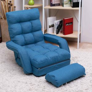 Lazy Sofa Floor Chair 5 Position Adjustable Lazy Floor Sofa Chair For Bedroom And Living Room (8)