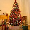 Artificial Fir Christmas Tree Holiday Decoration With 350 Led Lights (6)