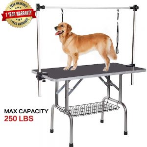 Foldable Dog Pet Grooming Table Large Adjustable Heavy Duty Portable (2)