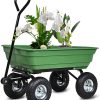Folding Wagon Cart Garden Dump Cart 300 Pounds Capacity (57)