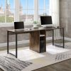 Home Office 2 Person Desk Large Double Computer Desk With Storage (16)