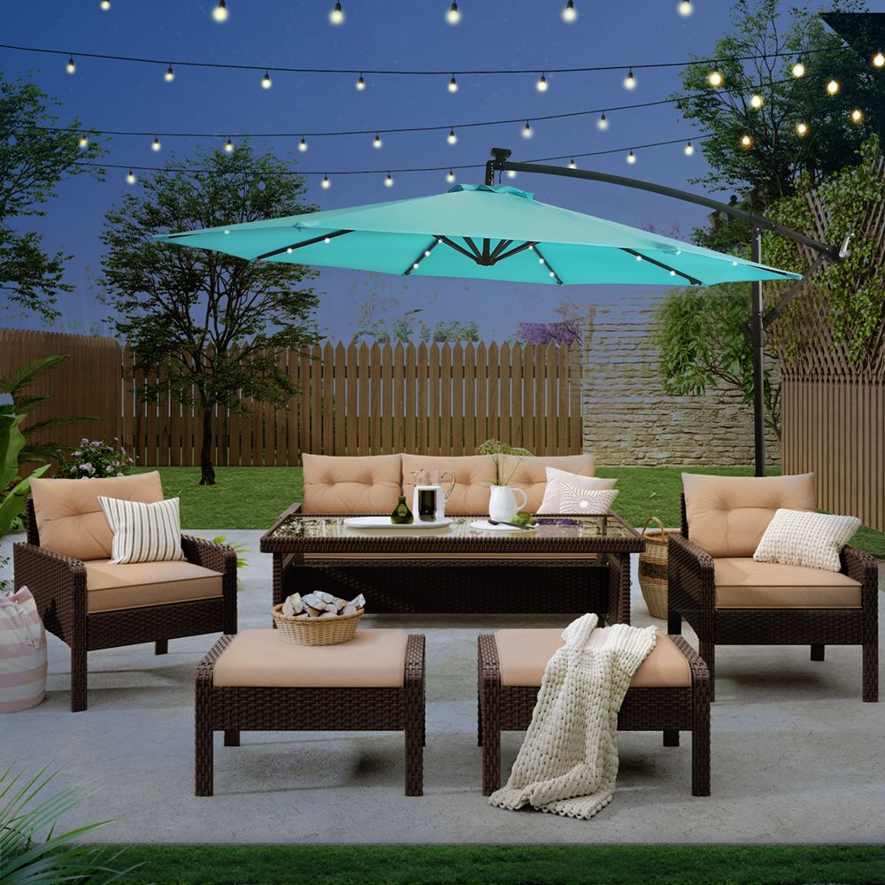 Outdoor Umbrella Canopy For Backyard Poolside Garden And Lawn (13)