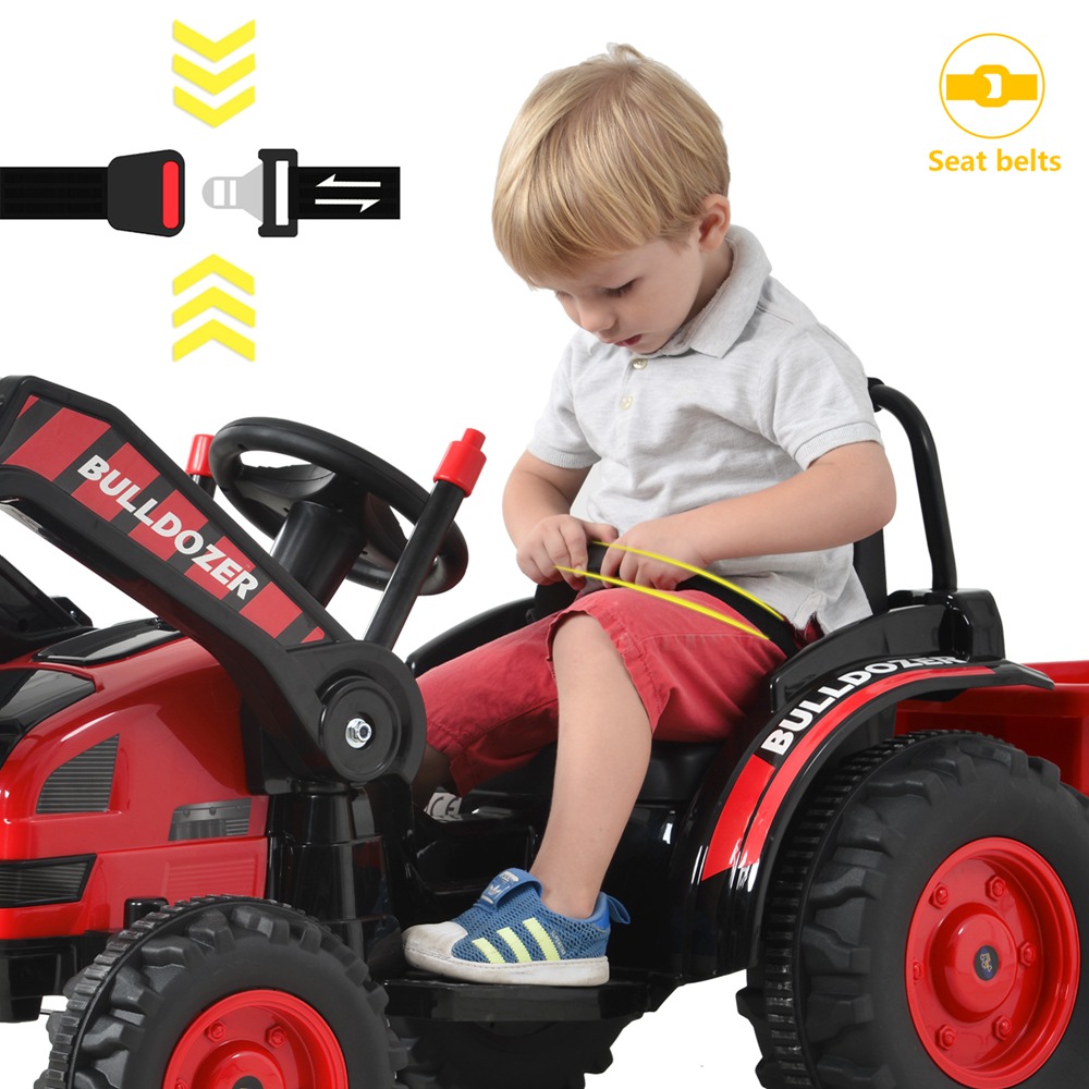 Truck Toy Play Accessories For Kid With Front Loader Seat Belt (3)