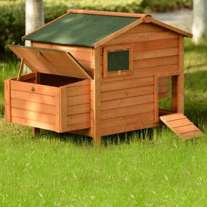 Wooden Chicken Coop With Removable Tray And Ramp For 2 3 Chickens Small Animal (21)
