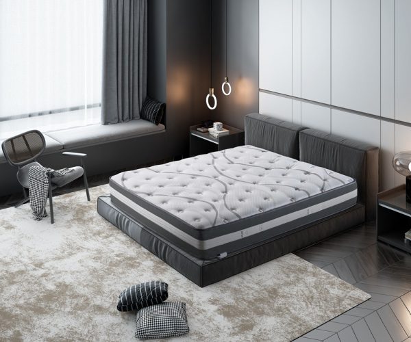 12” Hybrid Pocket Spring Mattress Full Size Mattress (15)
