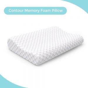 Memory Foam Pillow For Neck Pain Orthopedic Contour Pillow Support For Side Sleepers Certipur Us Standard Size (6)